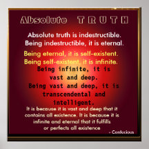 Absolute T R U T H Print