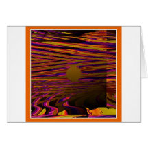 abstract87 greeting card