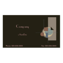 Abstract Art Business Card