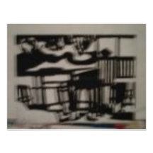 ABSTRACT ART CUSTOM INVITATIONS