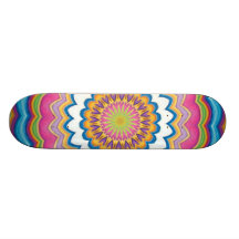 ABSTRACT ART CUSTOM SKATE BOARD