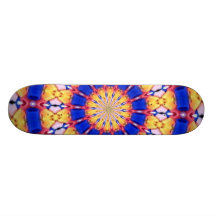 ABSTRACT ART CUSTOM SKATE BOARD