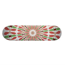 ABSTRACT ART CUSTOM SKATE BOARD