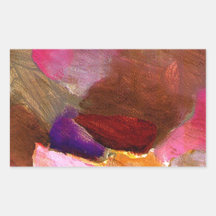 Abstract Art Rectangle Sticker