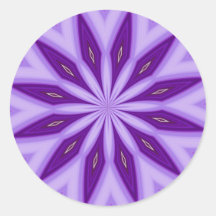 ABSTRACT ART ROUND STICKERS