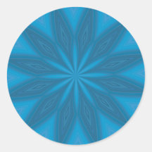 ABSTRACT ART ROUND STICKERS
