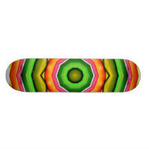 ABSTRACT ART SKATE BOARD DECK