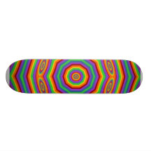 ABSTRACT ART SKATE BOARD DECK