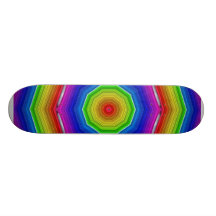 ABSTRACT ART SKATE BOARD DECK