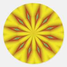 ABSTRACT ART STICKER