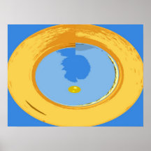 ABSTRACT BEACH BALL POSTERS