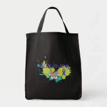 Abstract Butterfly Colon Cancer Survivor Bags