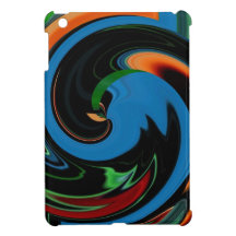 Abstract Cartoon Duck iPad Mini Case