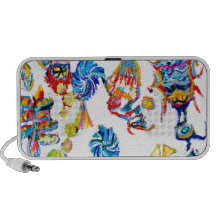 Abstract Chinese Calendar Portable Speaker