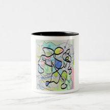 abstract coffee mugs