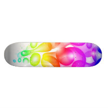 Abstract Colour Skate Deck