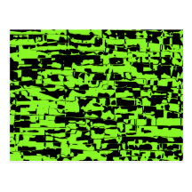 Abstract Crackle Post Card