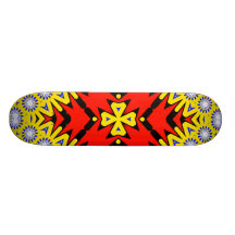 Abstract Cross Skateboard