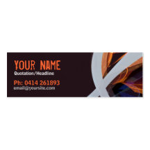 Abstract Crossings Profile card Business Card Template