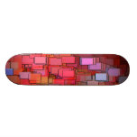 abstract custom skate board