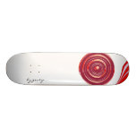 abstract custom skateboard