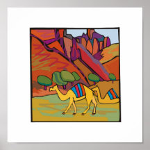 Abstract Desert Poster up to 15x15