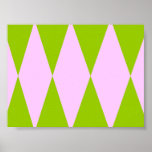 Abstract Diamonds Art Poster