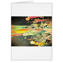 abstract everyday splash paint greeting cards