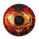 ABSTRACT FIRE ART EYE DARTBOARDS