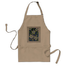 Abstract  flowers apron