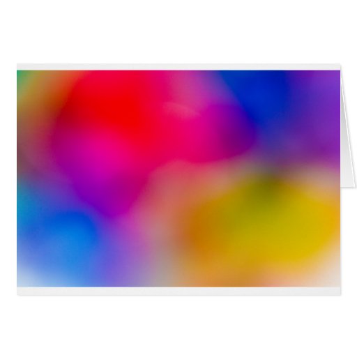 Abstract Focus art Card