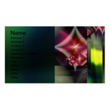 Abstract fractal business card