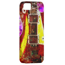 Abstract Guitar iPhone 5 Cases