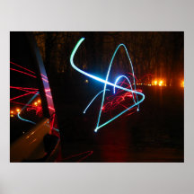 Abstract light art. posters