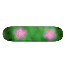 Abstract Maiden pink flowers Custom Skate Board