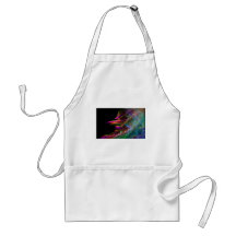 Abstract Multi Colour Waves in Motion Aprons