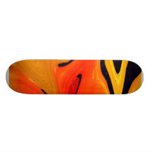 Abstract Npar Skate Board Deck
