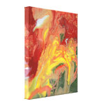 Abstract - Paint - In a state of flux Stretched Canvas Print