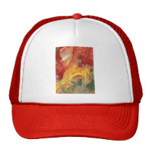 Abstract - Paint - In a state of flux Mesh Hats