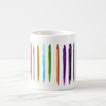 Abstract Painting | Colourful Paint Brush Strokes Coffee Mug