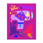 Abstract Painting Happiness Good Luck Joy 125 Canvas Print