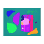 Abstract Painting Happiness Good Luck Joy (68) Gallery Wrapped Canvas
