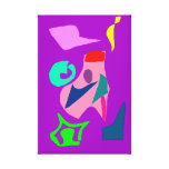 Abstract Painting Happiness Good Luck Joy (83) Stretched Canvas Print