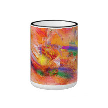 Abstract painting Infinite sunset #2 Mugs