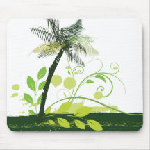 Abstract Palm Tree Mousemat