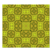 Abstract Pattern yellow Photo Print