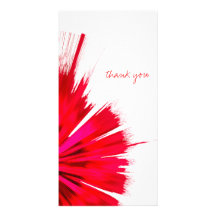 abstract personalised photo card
