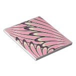abstract pink flowers notepad notepads