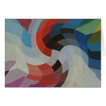 Abstract Pixels Card