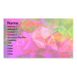 Abstract Polygons 5 Monogram Business Card Templates
